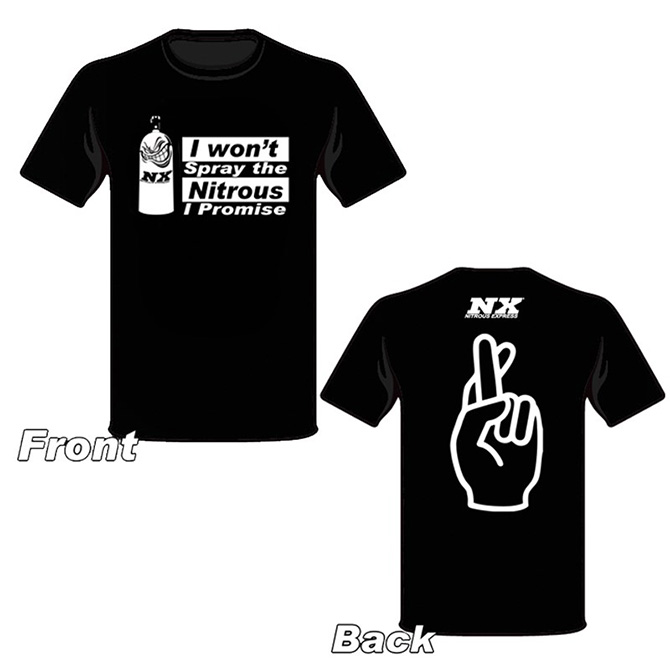 NITROUS EXPRESS Large I Black T-Shirt