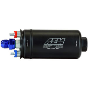 AEM High Flow 400LPH Inline Fuel Pump, -10AN IN / -6AN OUT