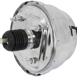 Aeroflow GM 8 Inch Dual Diaphragm Vacuum Brake Booster, Chrome