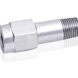 Aeroflow 1/8" NPT Extension Silver Male To Female