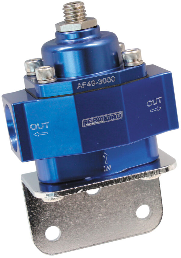 AEROFLOW AF493000 Billet 2Port Fuel Pressure Regulator with 8 ORB