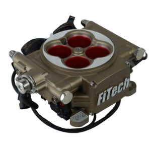 FITECH Go Street E F I 400 Horsepower Electronic Fuel Injection System, Cast Finish, Left View