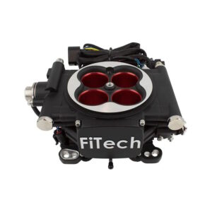 FITECH Go E F I Power Adder 600HP System, Matte Black, Front View