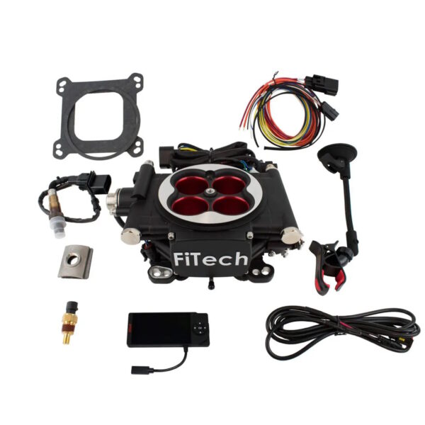 FITECH Go E F I Power Adder 600HP System, Matte Black, Exploded View