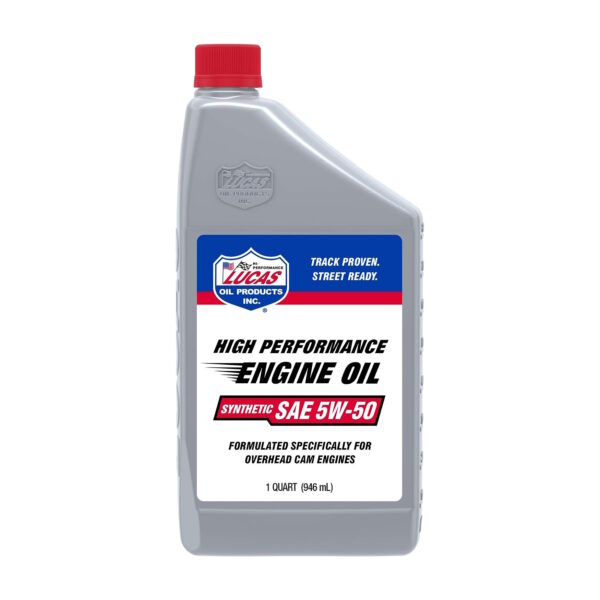 LUCAS High Performance Synthetic Motor Engine Oil S A E 5 W 50 1 Quart