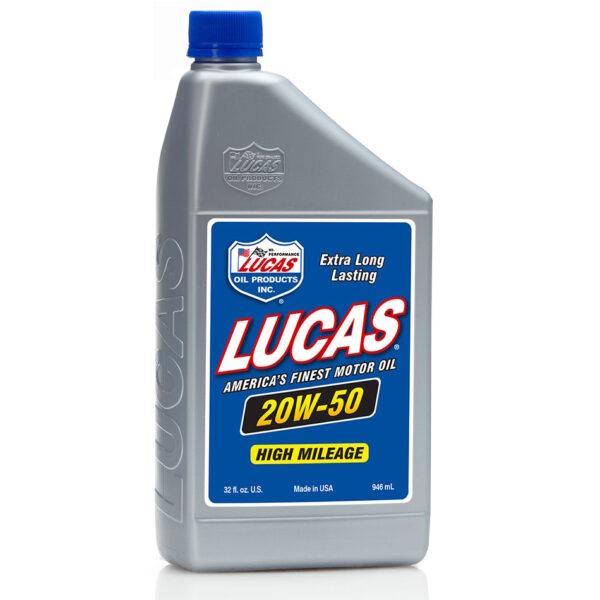 LUCAS High Zinc Racing Engine Oil S A E 20 W 50 Plus 1 Quart