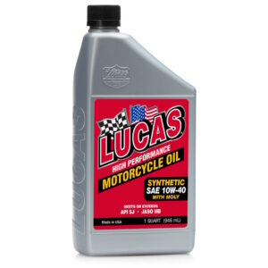 LUCAS Synthetic M X / Offroad Engine Oil S A E 10 W 40 Moly 1 Quart