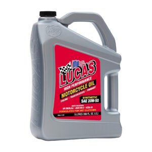 LUCAS Synthetic Motorcycle Engine Oil S A E 20 W 50 5 Litres