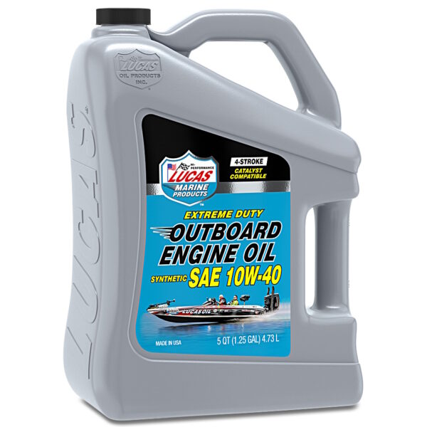 LUCAS Marine Synthetic Outboard Engine Oil 10 W 40 4.73 Litres