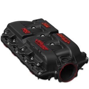 M S D Atomic AirForce L S 7 Intake Manifold, Black & Red, Overview