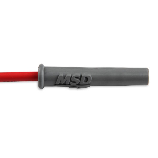 M S D Super Conductor Spark Plug Wire Set for General Motors L S 1 Engines from 1997 Onwards, Red - Boot Straight