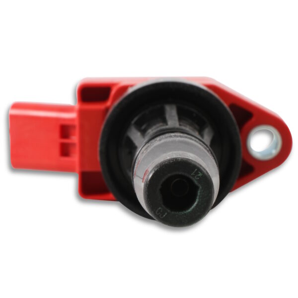 MSD 4 x Blaster Ignition Coils for Hyundai & Kia 1.6 Litre Turbo Engines, Red, single detail coil mount view