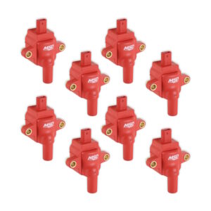 M S D 7.3 Litre Godzilla Ignition Coil, Red, x 8