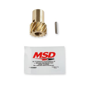MSD Bronze .500 Inch Distributor Gear for Chevrolet - Pack Overview