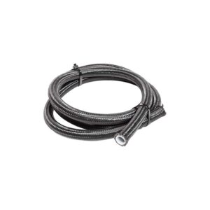 Snow Performance -10 A N Braided Stainless P T F E Hose - 5 foot Black