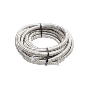 Snow Performance -10 A N Braided Stainless PTFE Hose - 15 ft