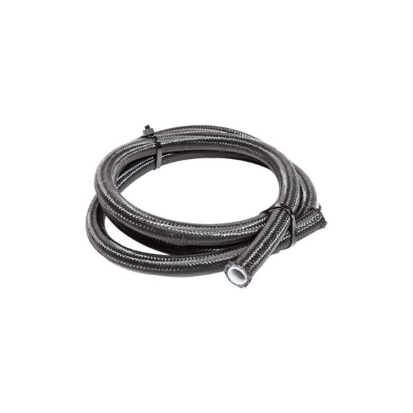 Snow Performance -6 A N Braided Stainless P T F E Hose - 5ft Black
