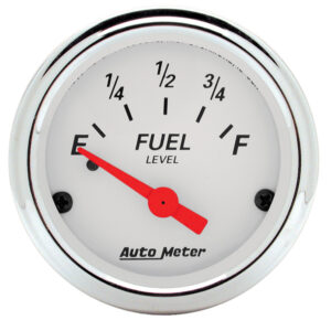 AUTOMETER Fuel Level Gauge 2 1/16", 0° To 90°F, Elec, Arctic White