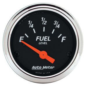 AUTOMETER Fuel Level Gauge 2 1/16 Inches, 0-90 Ohms, Air Core, Designer Black