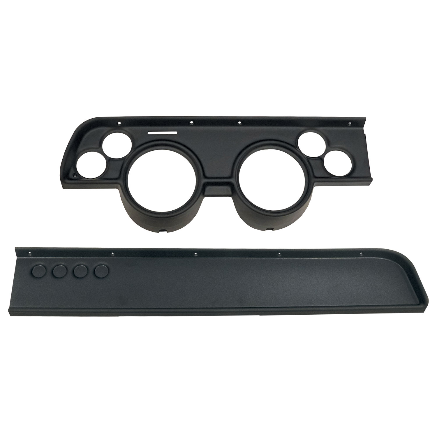 AUTOMETER Direct Fit Dash Kit, (5" X2, 2 1/16" X4), Merc Cougar No Ac 67-68, Sport-Comp - Image 2