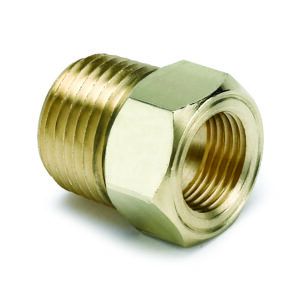 AUTOMETER Half Inch N P T Male Brass Adaptor Fitting for Mechanical Temperature Gauge