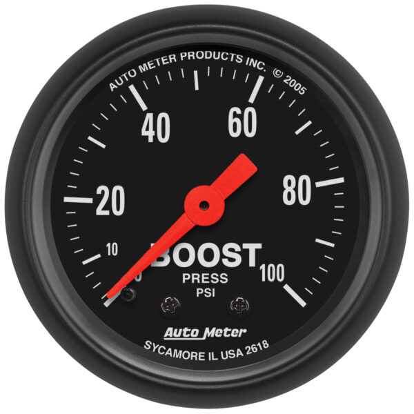 AUTOMETER Boost Gauge 2 1/16 Inches, 100 P S I, Mechanical, Z Series