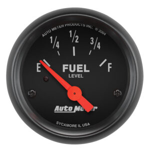 AUTOMETER Fuel Level Gauge 2 1/16 Inches, 0-30 Ohms, Electric, Z Series