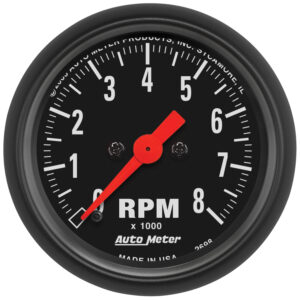 AUTOMETER 2 1/16 Inch In-Dash Tachometer Gauge, 8,000 RPM, Z Series