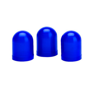 AUTOMETER Light Bulb Boots, Blue, 3 Supplied
