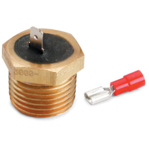 AUTOMETER Pro-Lite Warning Light Temperature Switch, 220 Degrees F, 1/2 Inch N P T F Male