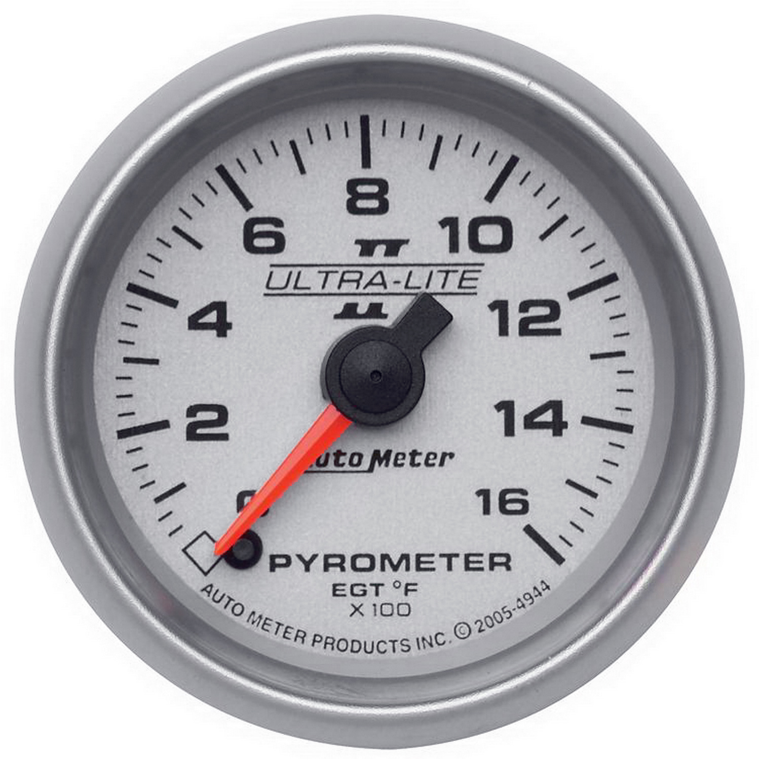 AUTOMETER EGT Pyrometer Gauge 2 1/16", 1600°f, Digital Stepper Motor, Ultra-Lite II