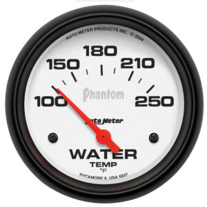 AUTOMETER Water Temperature Gauge 2 5/8", 100-250°f, Electric, Phantom