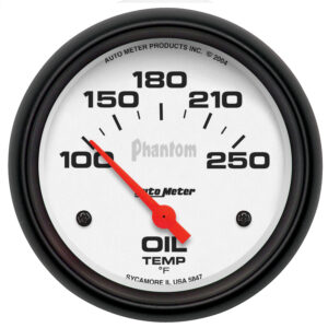 AUTOMETER Oil Temperature Gauge 2 5/8", 100-250°f, Electric, Phantom