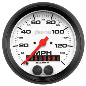 AUTOMETER Speedometer Gauge 3 3/8", 140MPH, GPS, Phantom
