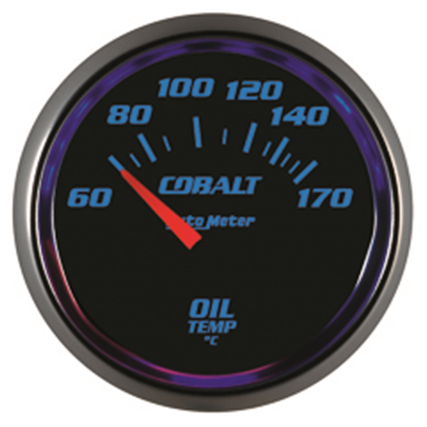 AUTOMETER Oil Temperature Gauge 2 1/16 Inches, 60-170 Degrees, Air Core, Cobalt