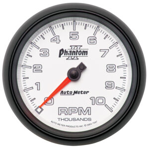 AUTOMETER Tachometer Gauge 3 3/8", 10K RPM, In-Dash, Phantom II