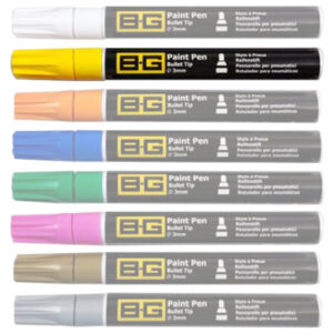 BROWN & GEESON 6 m l Paint Pen with 3 m m Bullet Tip in YELLOW