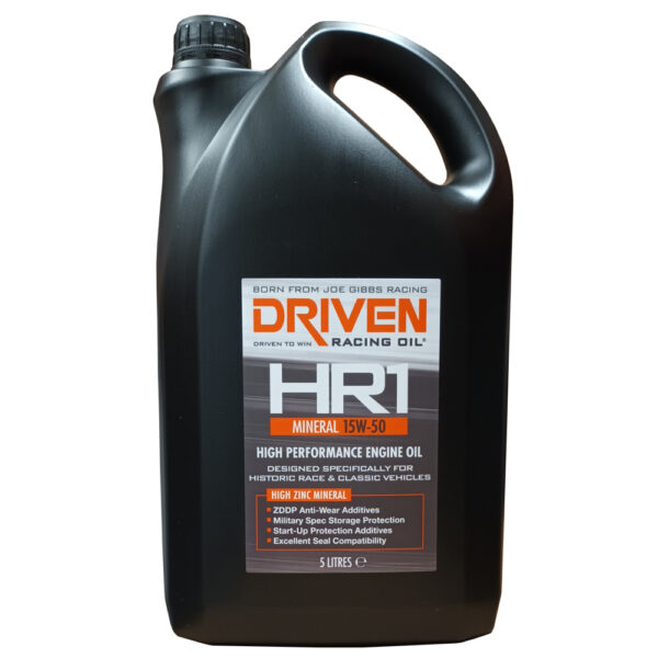 Driven High Performance Hot Rod Mineral Engine Oil 15 W 50 5 Litres