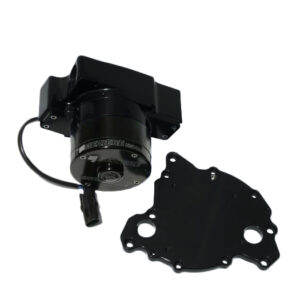 MEZIERE 12 Volt Electric Water Pump for Small Block Buick And V6 Buick in Black