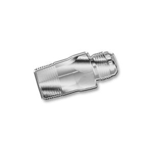 MEZIERE Cooling System Fitting 1 Inch N P T to -12 A N Male Inlet Chrome