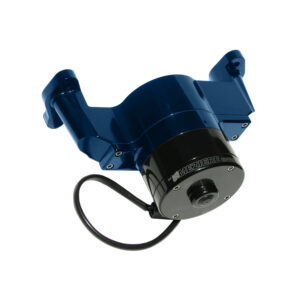 MEZIERE 12v Electric Water Pump Small Block Chevrolet (S B C) Blue