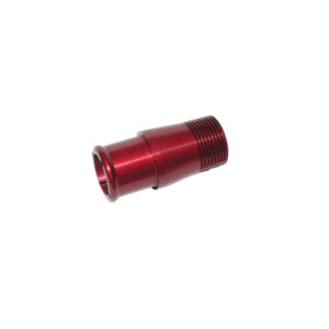 MEZIERE Cooling System Fitting 1 Inch N P T Inlet to 1.25 Inch Hose Red