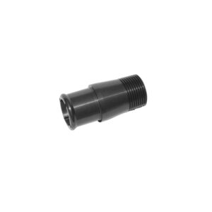 MEZIERE Cooling System Fitting 1 Inch N P T Inlet to 1.25 Inch Hose Black