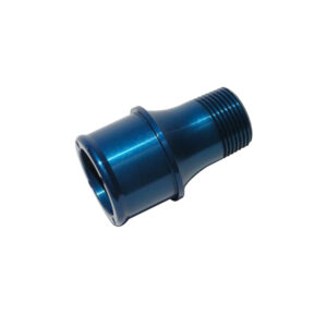 MEZIERE Cooling System Fitting 1 Inch N P T Inlet to 1.75 Inch Hose Blue