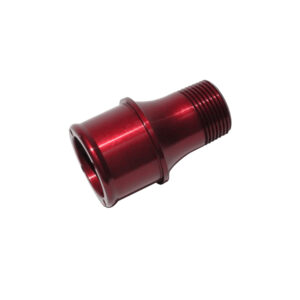 MEZIERE Cooling System Fitting 1 Inch N P T Inlet to 1.75 Inch Hose Red