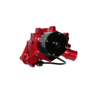 MEZIERE 12 Volt Electric Water Pump Small Block Ford High Flow 55 G P M Red