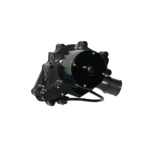 MEZIERE 12 Volt Electric Water Pump Small Block Ford High Flow 55 G P M Black