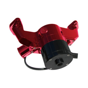 MEZIERE 12v Electric Water Pump Big Block Chevy High Flow 55 G P M Red Transmission Pan Ready