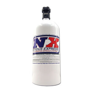 NITROUS EXPRESS 10 LB Bottle with Lightning 500 Valve and 4 A N Nipple