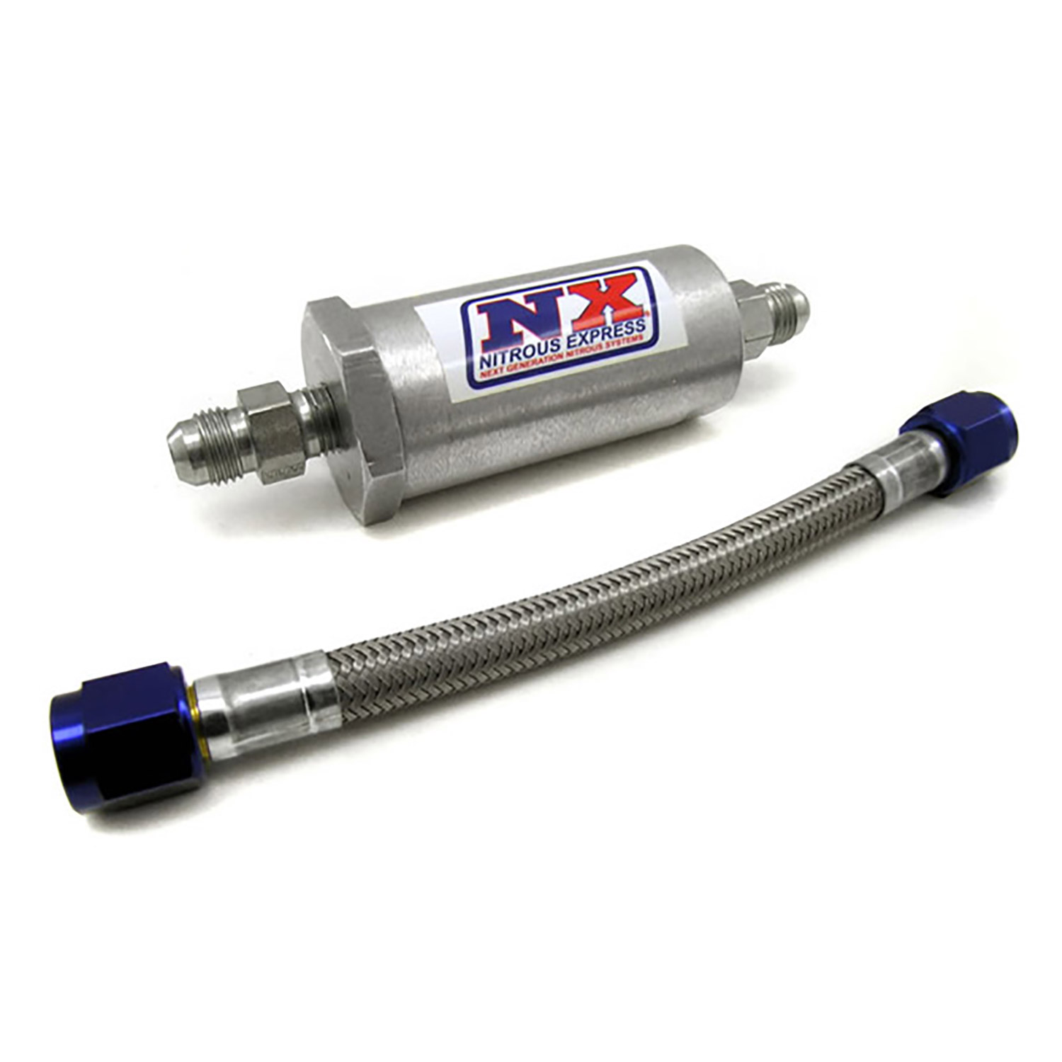 Nitrous Express 15610 D 6 Pure Flo N2O Filter And 7 Stainless Hose